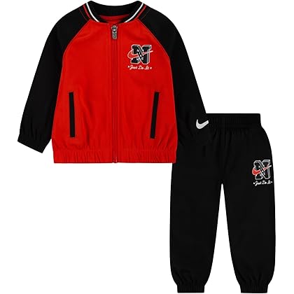Amazon.com: Nike Boy`s Zip Track Jacket & Jogger Pants Set
